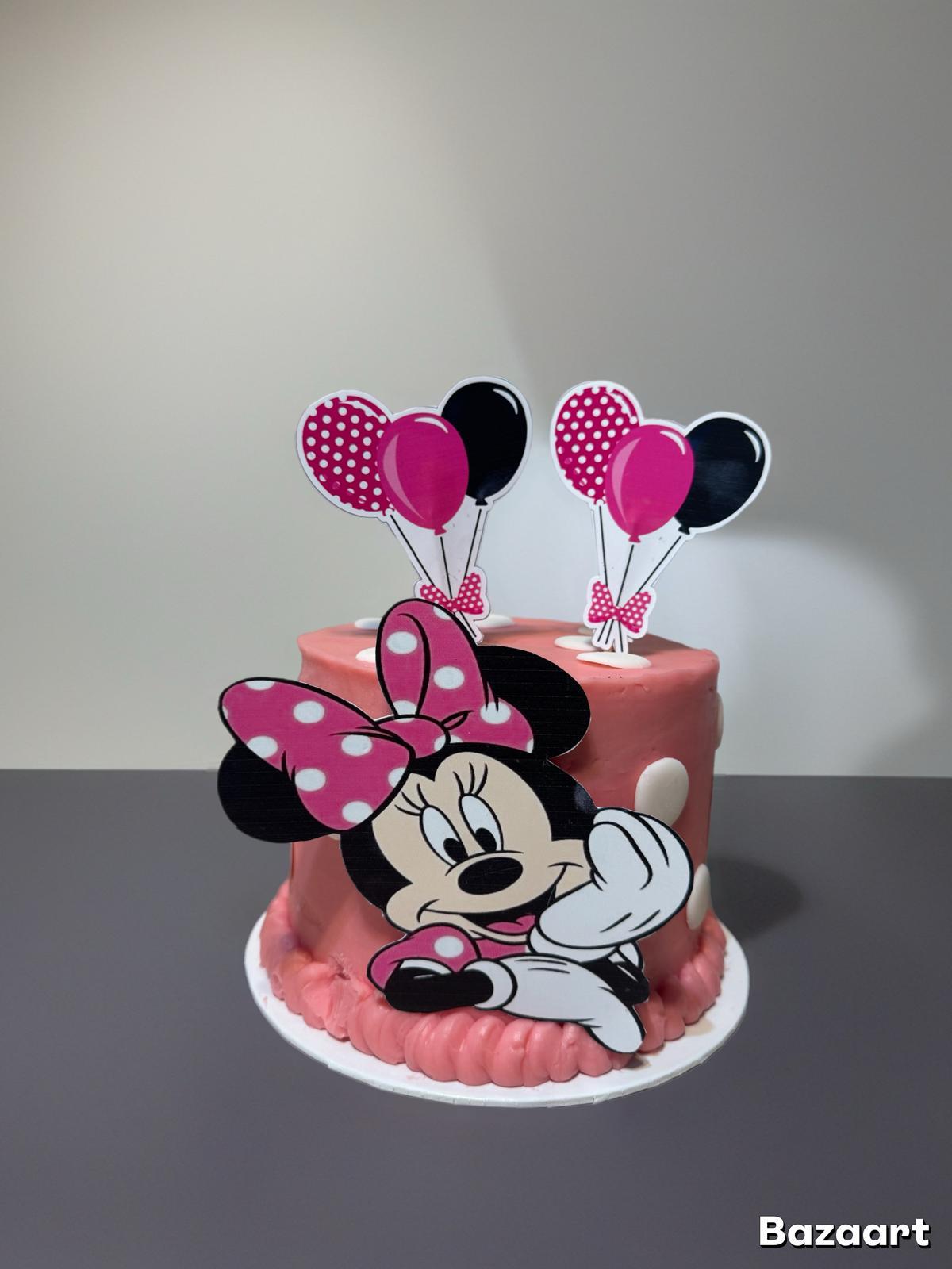 Tarta personalizada de Minnie Mouse