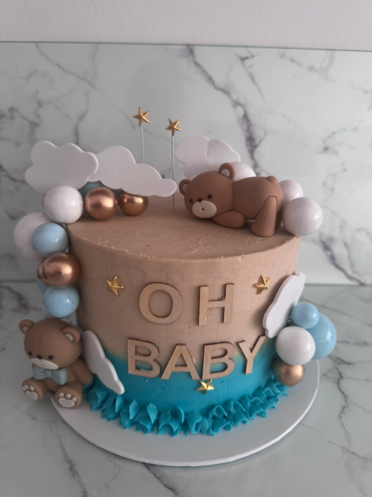 Tarta de baby shower Oh Baby