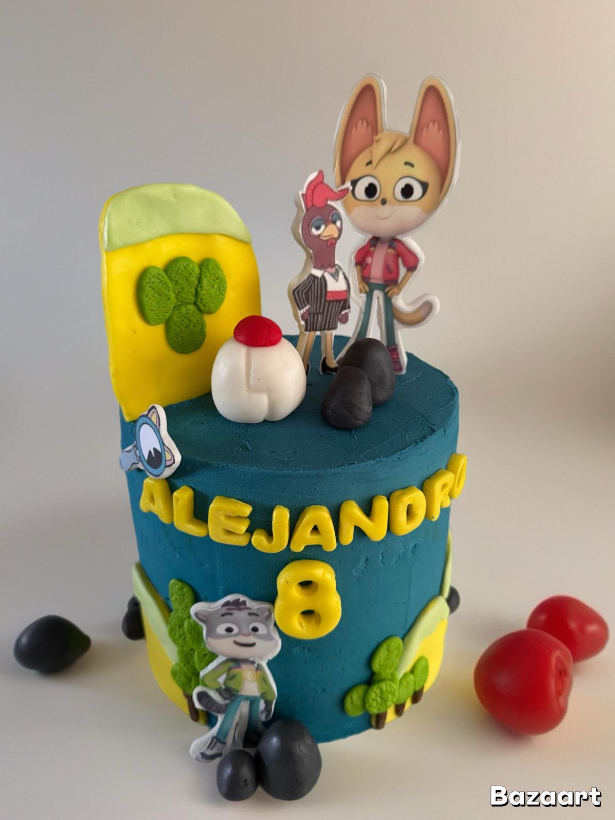 Tarta personalizada con personajes