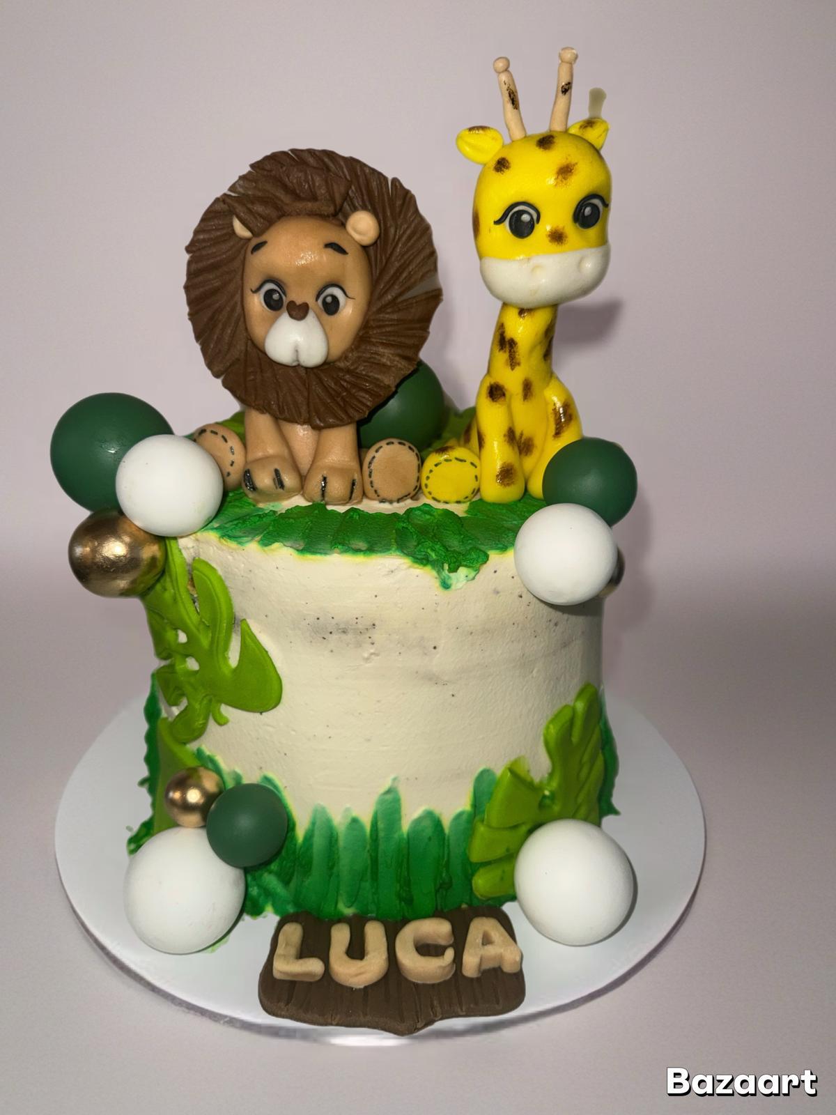 Tarta personalizada de selva